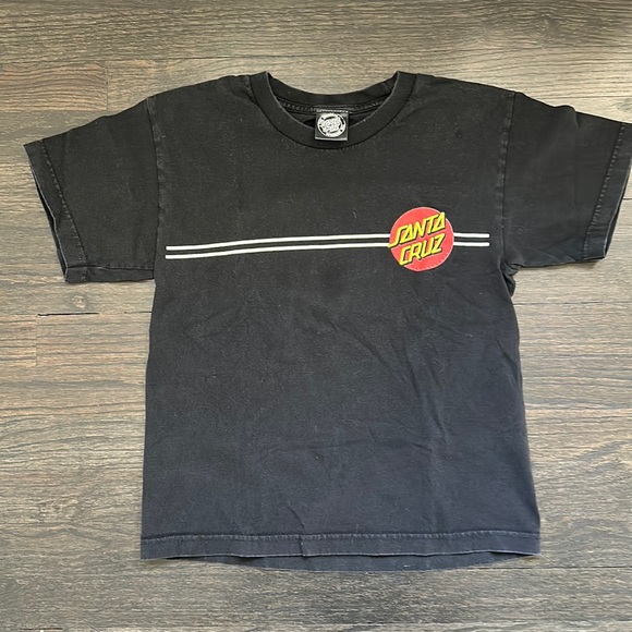 T-shirt Homme Santa Cruz Noir – Logo Skateboard, Coupe Régulière, Coton, Lavable En Machine